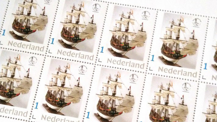 Kolderstok postzegels