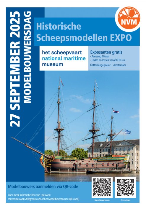 Modelbouwersdag Scheepvaartmuseum Amsterdam - 27 sept. 2025