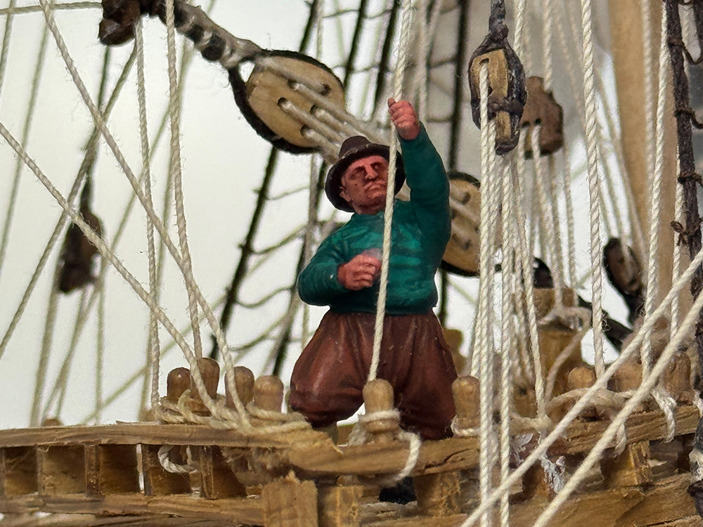 Laatste hand aan de bemanning